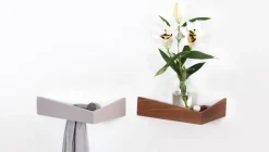 2 Étagères M blanche et L en chêne Pelican - Woodendot