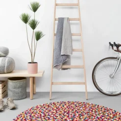 Tapis à boules de feutre multicolore 120 cm Lotte - myfelt