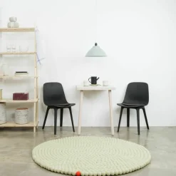Tapis à boules de feutre vert-beige 300 cm Big One - myfelt
