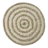 Tapis de bain rond Crème (120X120Cm) - HKLIVING