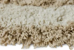 Tapis de bain rond Crème (80X80Cm) - HKLIVING