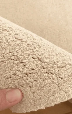 Tapis en coton bio abricot 120x170 cm Forêt - bleuu-studio
