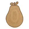 Tapis en jute tressée naturel 140x95 cm Pear - Ferm Living