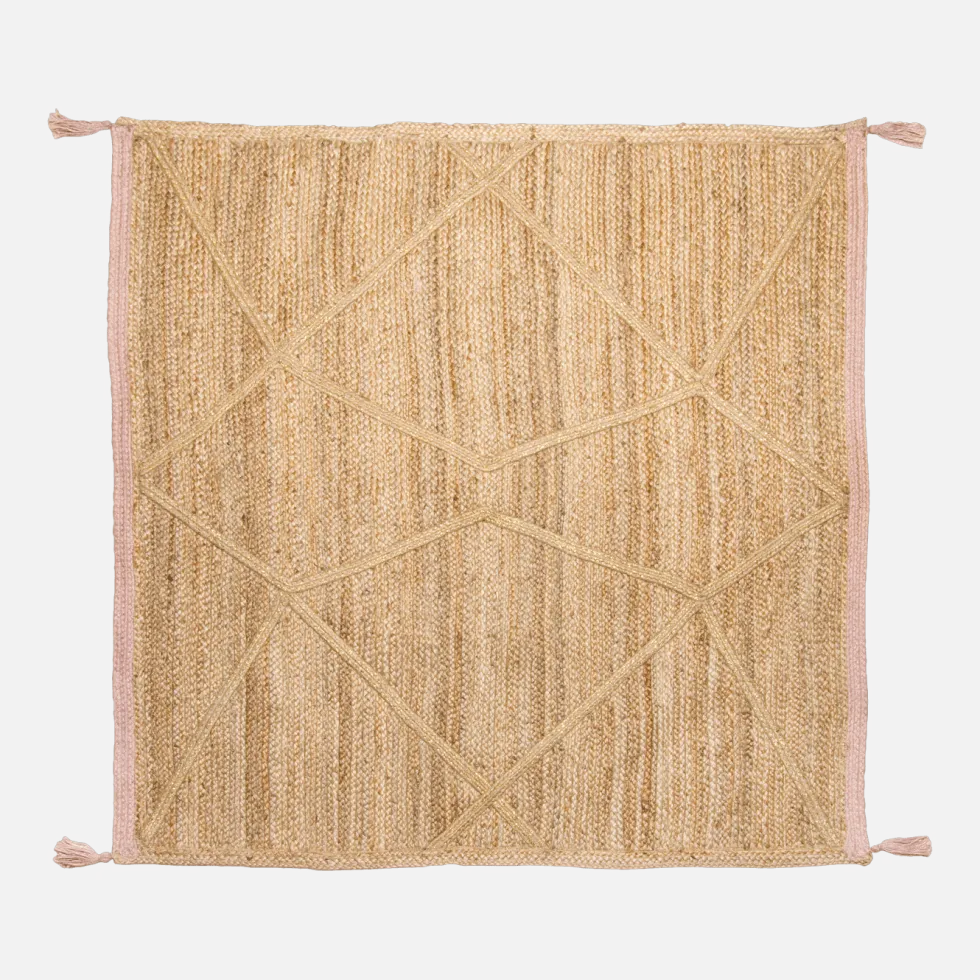 Tapis en jute 140x140 cm Elili - Nattiot