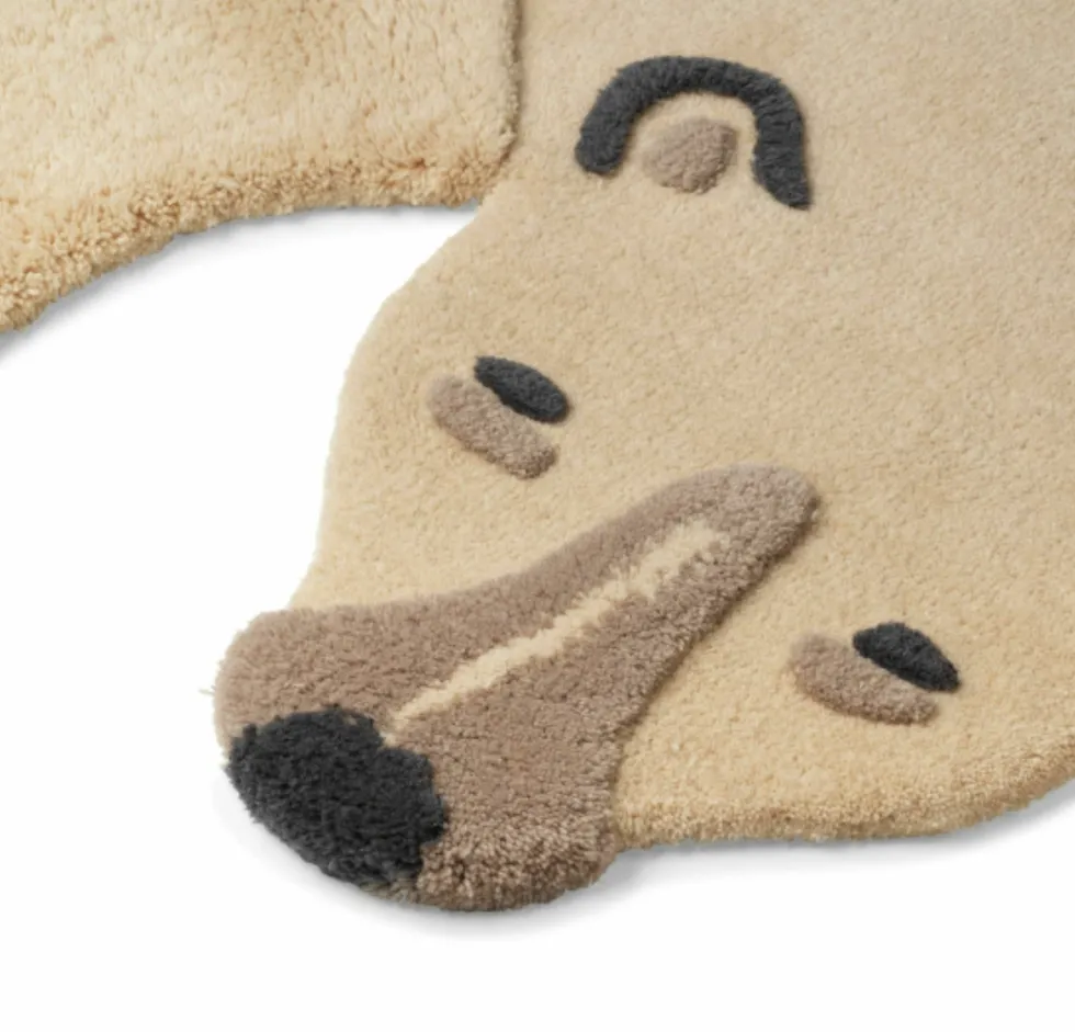 Tapis en laine animal 160 cm Ourse polaire - Ferm Living