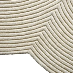 Tapis en laine naturelle coloris crème 175x240cm Zen Rug - Bolia