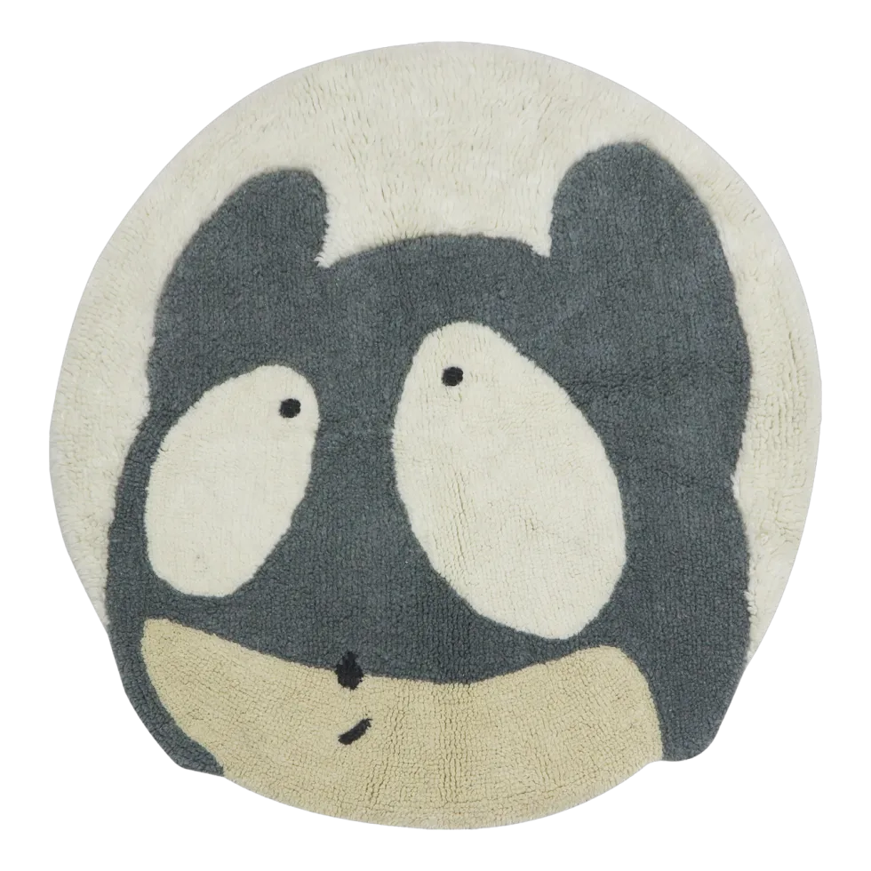 Tapis en laine 100x100 cm Astromouse - Lorena Canals
