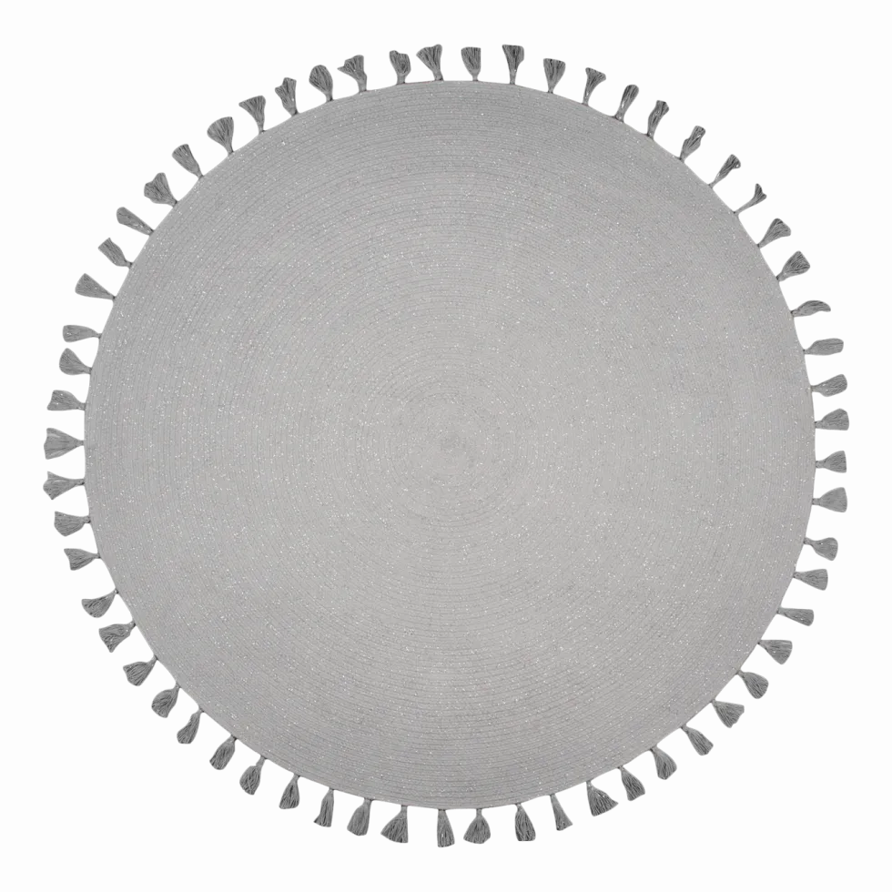 Tapis gris 140 cm Joséphine - Nattiot