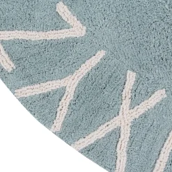 Tapis lavable bleu 150 cm Round ABC - Lorena Canals