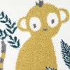 Tapis pour enfant en polypropylène miel 80x150 cm Monkey Paradise - Nattiot