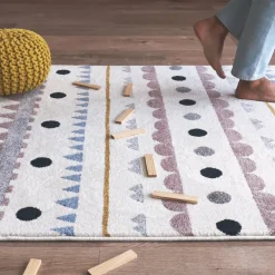 Tapis pour enfant multicolore en polypropylène 120x170 cm Nolita - Nattiot