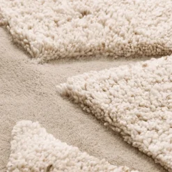 Tapis pour enfants en laine et coton recyclé clair 130cm Kove - Ferm Living