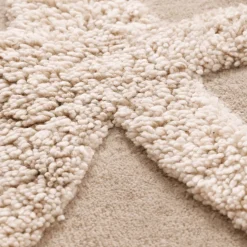 Tapis pour enfants en laine et coton recyclé foncé 130cm Kove - Ferm Living