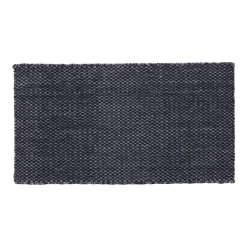 Tapis rectangulaire en laine tissé à la main lilas 95x52cm Moiré - Hay