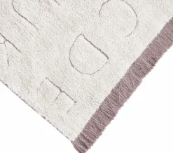 Tapis recyclé lavable 130x90 cm ABC - Lorena Canals