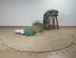 Tapis ronc en jute 140 cm ABHA - Nattiot