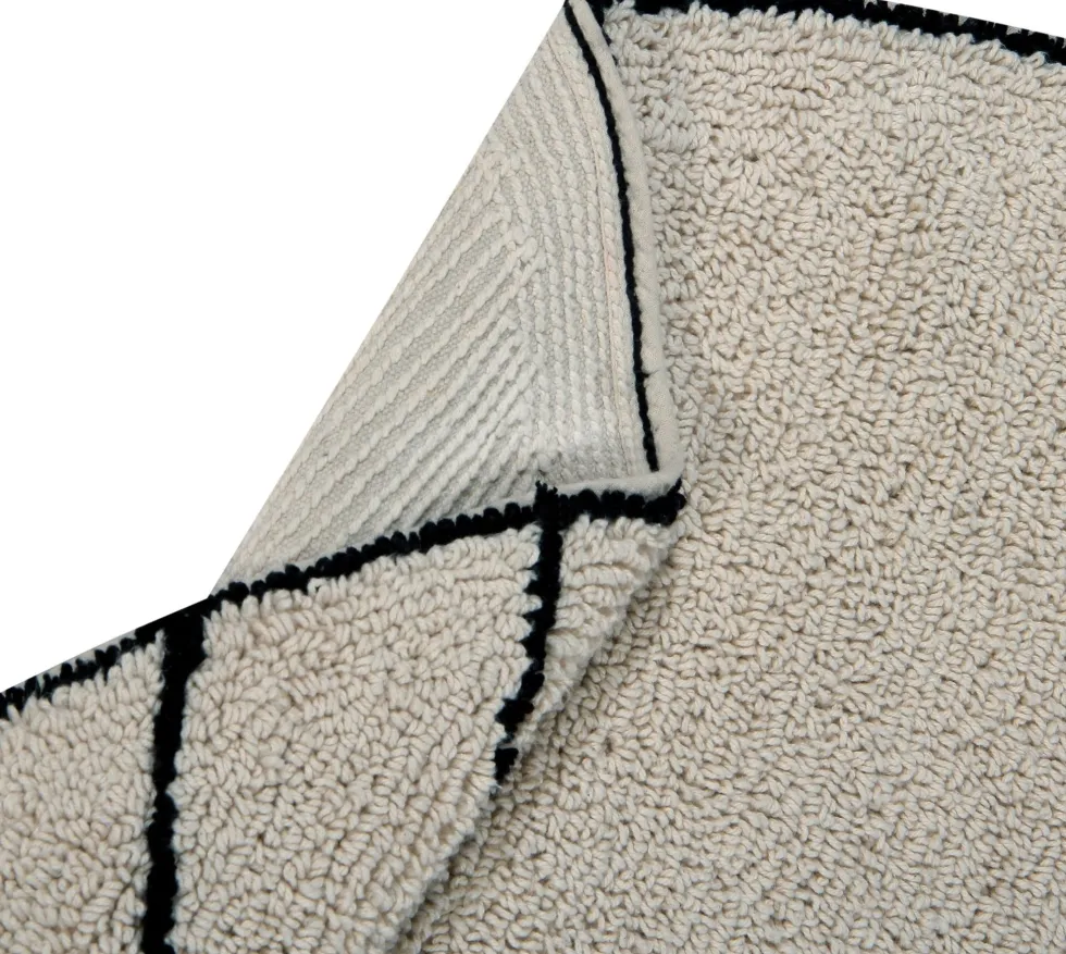 Tapis rond beige 160 cm Trace - Lorena Canals
