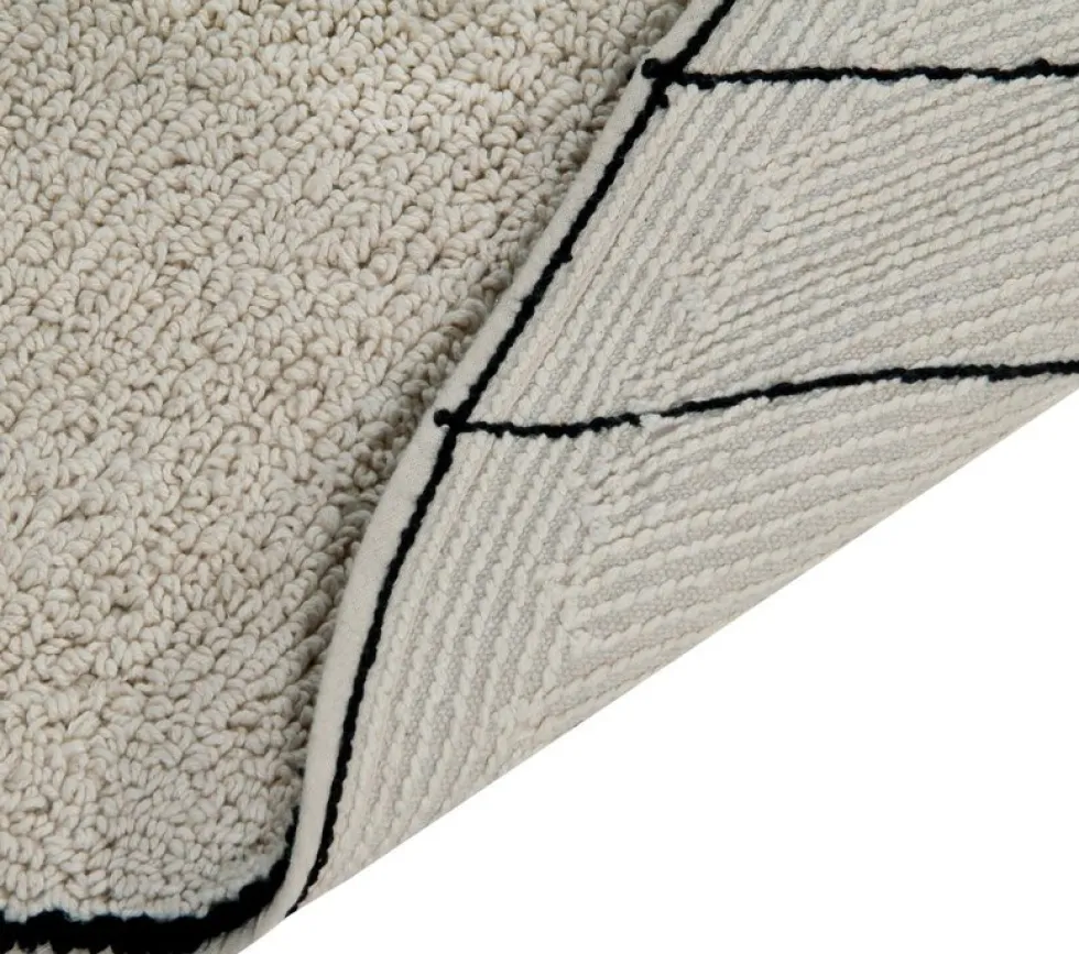 Tapis rond beige 160 cm Trace - Lorena Canals
