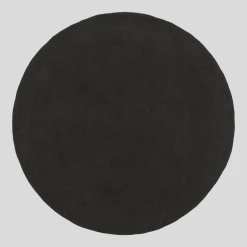 Tapis rond en laine anthracite 300 cm Kuno - myfelt