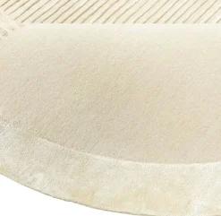 Tapis rond en laine blanc cassé 150cm Jess - Son-Tapis