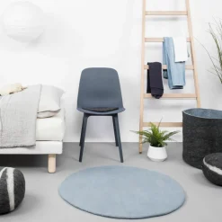Tapis rond en laine bleu clair 200 cm Mia - myfelt