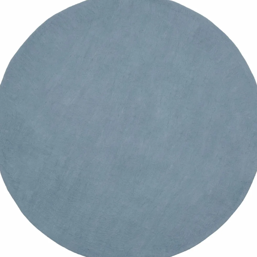 Tapis rond en laine bleu clair 200 cm Mia - myfelt