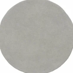 Tapis rond en laine gris 70 cm Luis - myfelt