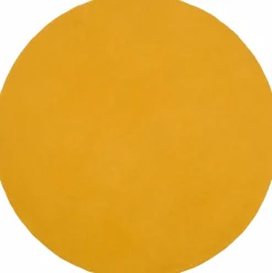 Tapis rond en laine moutarde 250 cm Klara - myfelt