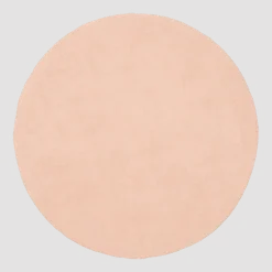 Tapis rond en laine rose 70 cm Merle - myfelt