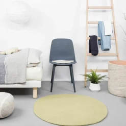 Tapis rond en laine vert clair 180 cm Pitt - myfelt
