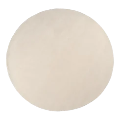 Tapis rond tufté en laine blanc 240cm Stille - Ferm living