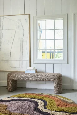 Tapis touffeté rond dégradé (150X150) - HKLIVING