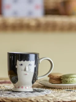 Tasse Carolin en grès noir - Bloomingville Mini