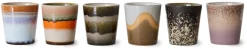 Tasses à café Elements (lot de 6) - HKLIVING