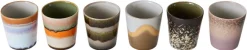 Tasses à café Elements (lot de 6) - HKLIVING