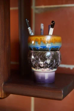 2 Tasses à café lungo en céramique Merge Vaisselle 70's - HKliving