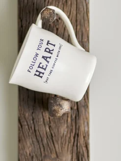 Tasse Wendy en grès blanc - Bloomingville