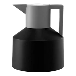 Thermos en plastique noire et grise 1L Geo Vacuum - Normann Copenhagen