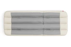 Transat en aluminium beige avec son matelas 212x97x39cm Sunbud - Fatboy