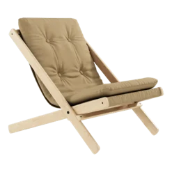 Transat en bois beige Boogie - Karup Design