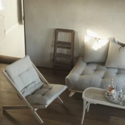 Transat en hêtre et coton Naturel Boogie - Karup Design