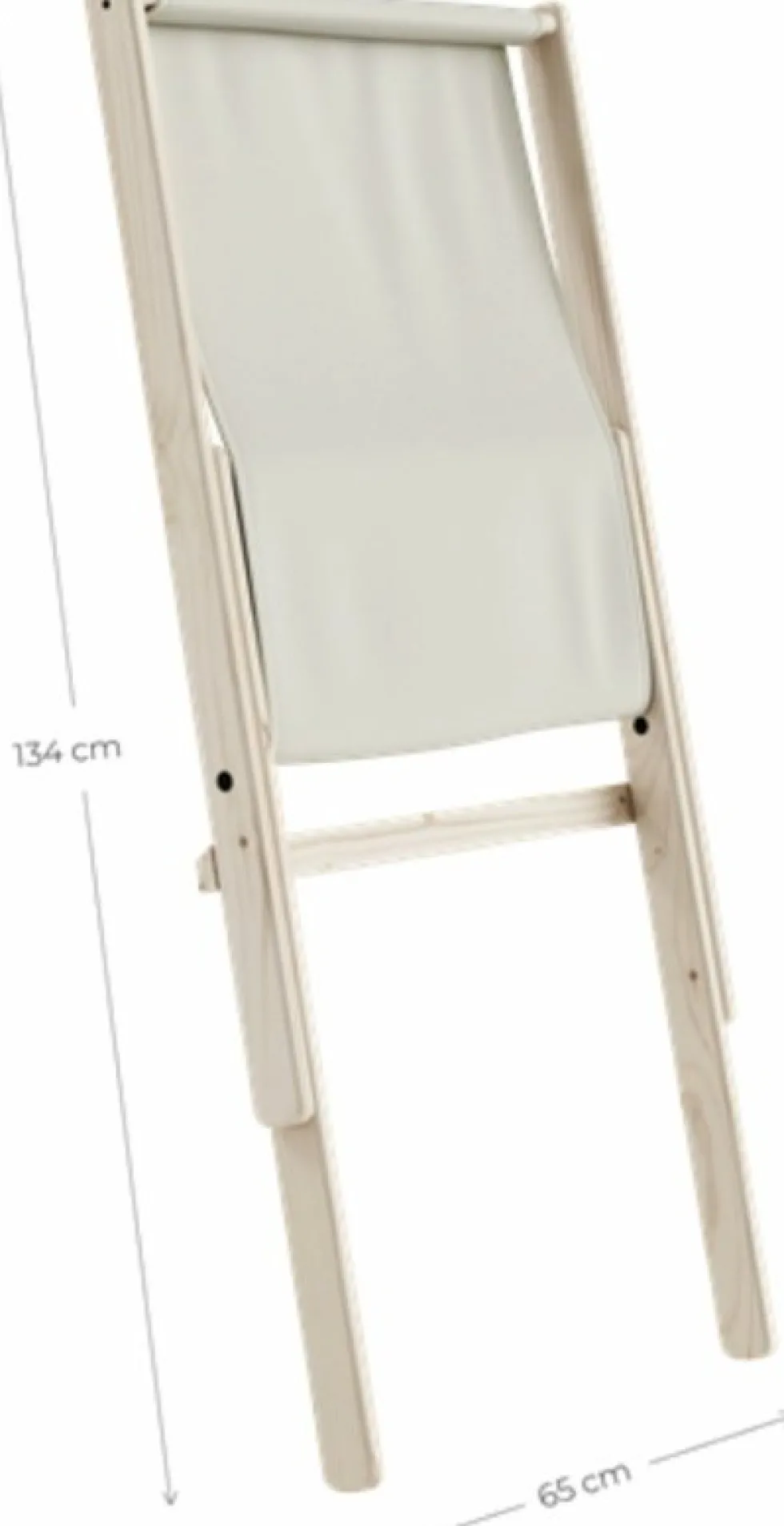 Transat en hêtre et coton Naturel Boogie - Karup Design