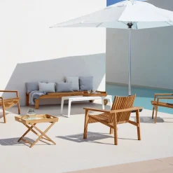 Transat en teck Amaze - Cane-Line