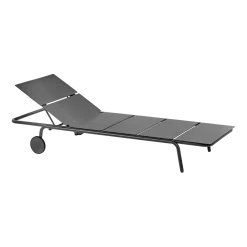 Transat noir en aluminium August - Serax