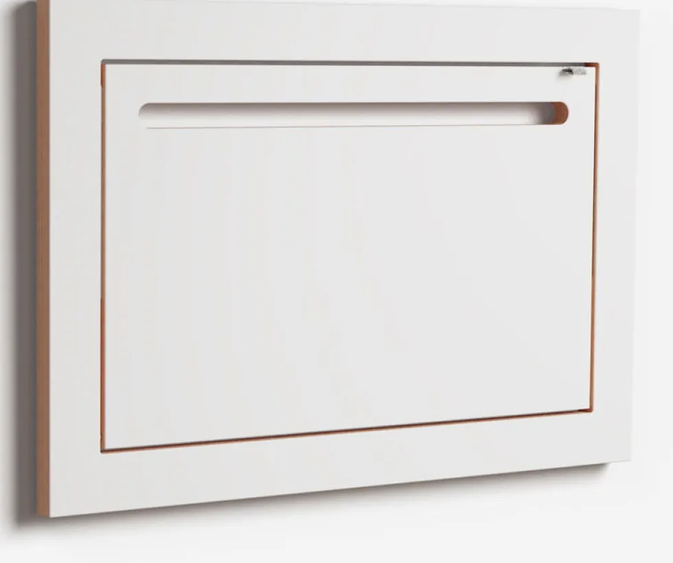 Tringle à vêtements en bouleau teinté blanc 60x40cm Hängrail Fläpps - Ambivalenz