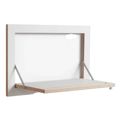 Tringle à vêtements en bouleau teinté blanc 60x40cm Hängrail Fläpps - Ambivalenz