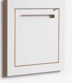 Tringle à vêtements en bouleau teinté blanc 40x40cm Hängrail Fläpps - Ambivalenz