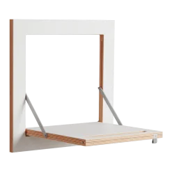 Tringle à vêtements en bouleau teinté blanc 40x40cm Hängrail Fläpps - Ambivalenz