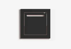 Tringle à vêtements en bouleau teinté noir 40x40cm Hängrail Fläpps - Ambivalenz
