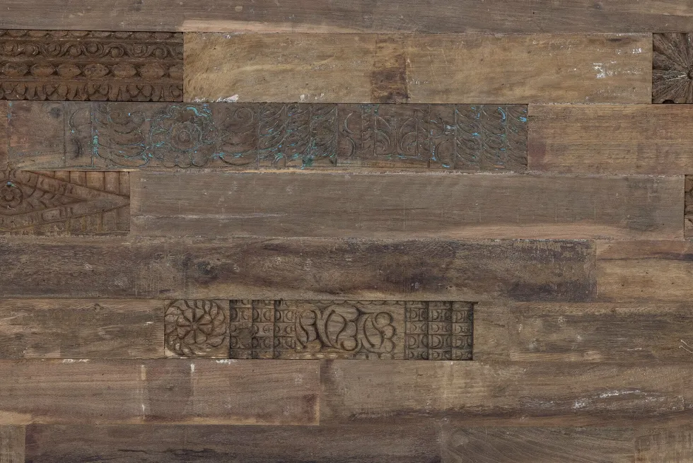 Tête de lit en bois récupéré marron 180 x 122 cm Rilo - Bloomingville